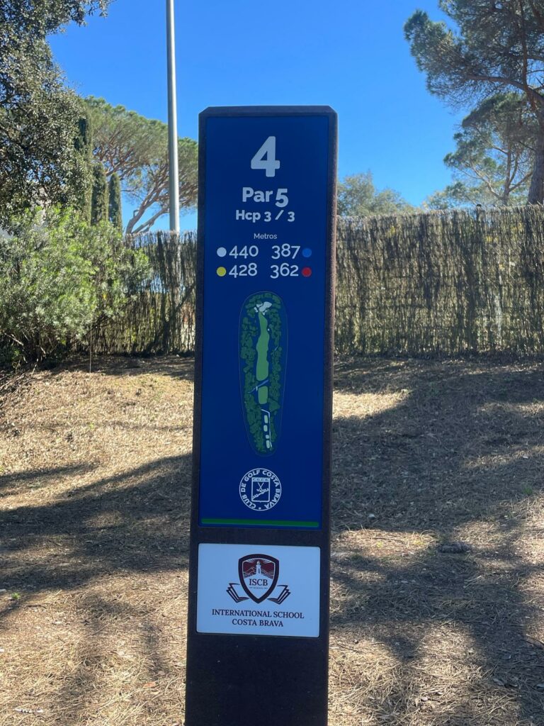 Golf Club Costa Brava hole 4
