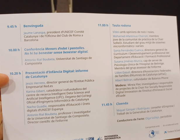 UNICEF Conference Schedule 12th June